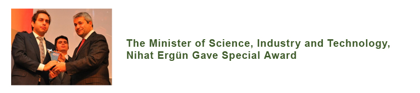 The Minister of Science, Industry and Technology, Nihat Ergün Gave Special Award